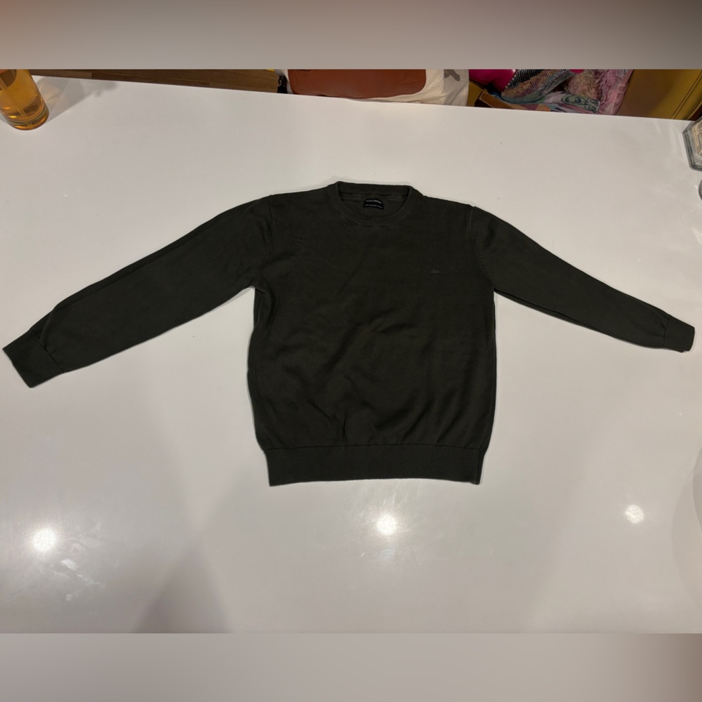 Nukutsvake Olive Green Boys Sweater Size 12